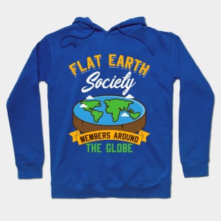 Flat Earth Society Members Around the Globe Hoodie